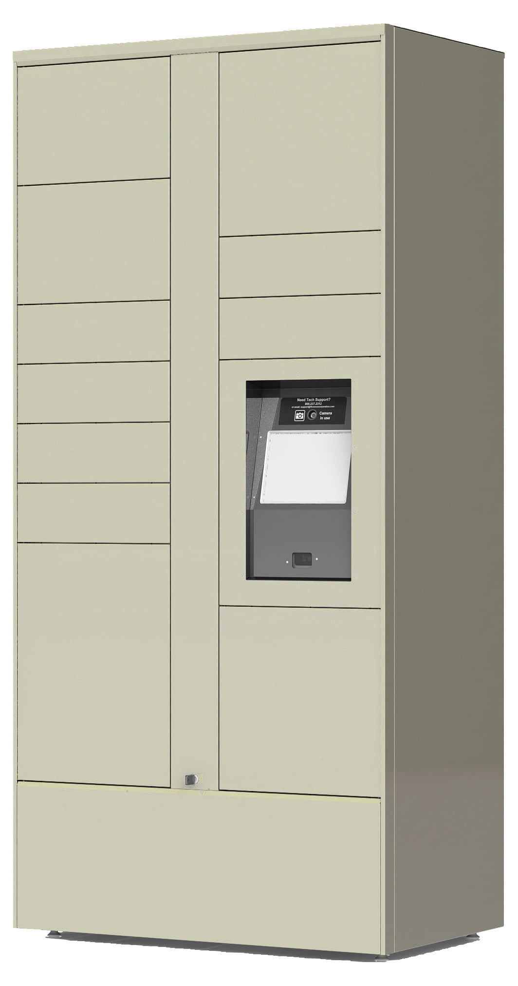 indoor automated package locker kiosk