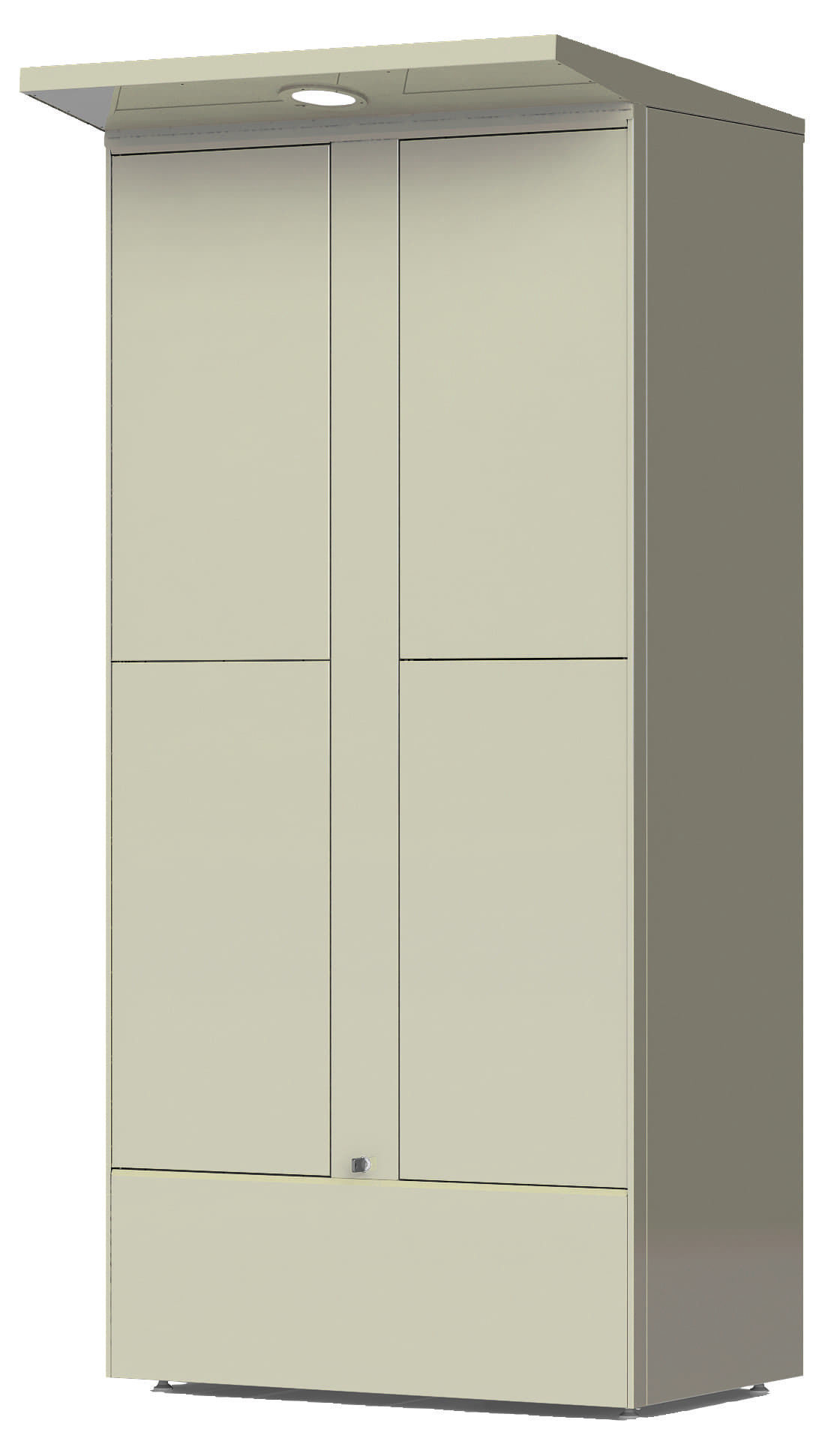 outdoor oversized compartment locker module