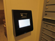 Access Control Kiosk Panel for Package Room
