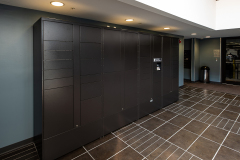 Package Locker system in Lobby Package Locker system in Lobby