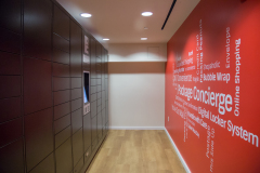 Package Locker and Word Wall