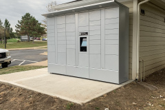 Outdoor package locker solution