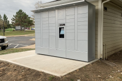 Outdoor package locker solution Outdoor package locker solution