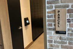 Access-Controlled Parcel Room