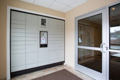Package Locker in Apartment Breezeway Package Locker in Apartment Breezeway