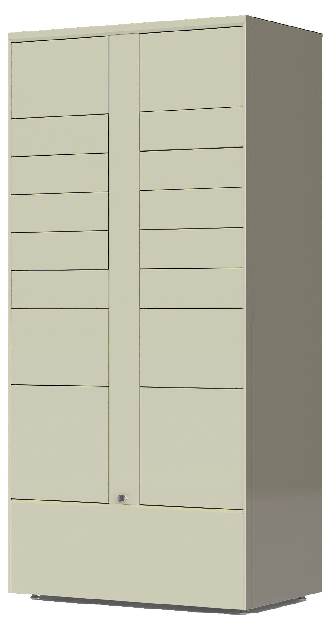 indoor locker with compartments