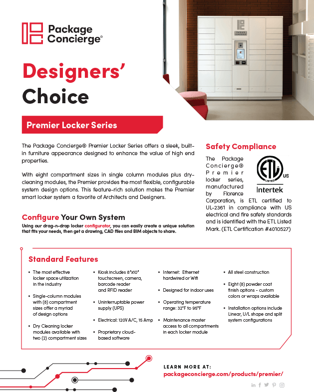 Premier System Spec Sheet